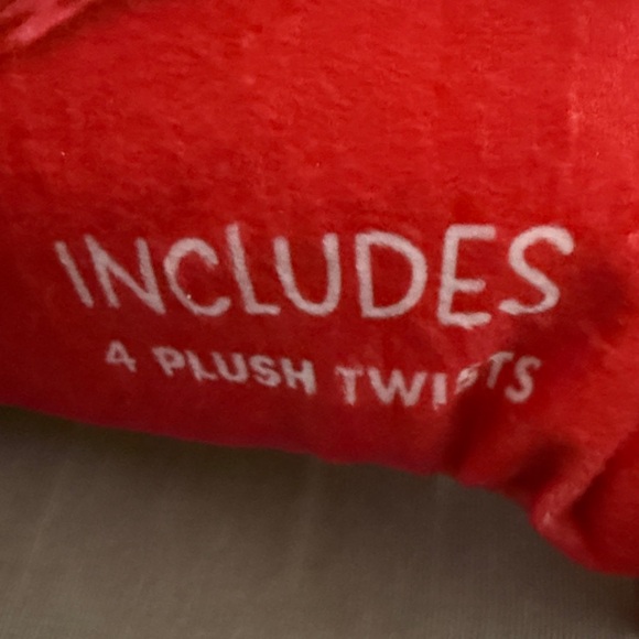*Missing one red twist Red Plush Toy - Picture 2 of 3